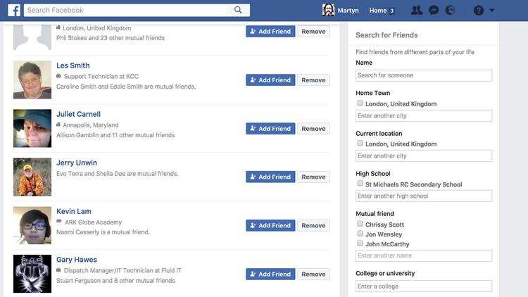 pk Facebook Mencari Orang di FB