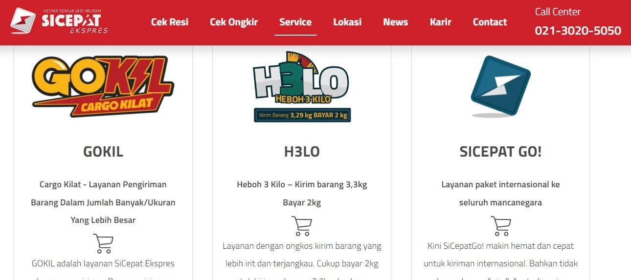 Cek Resi Si Cepat Reg Pilihan Pengiriman