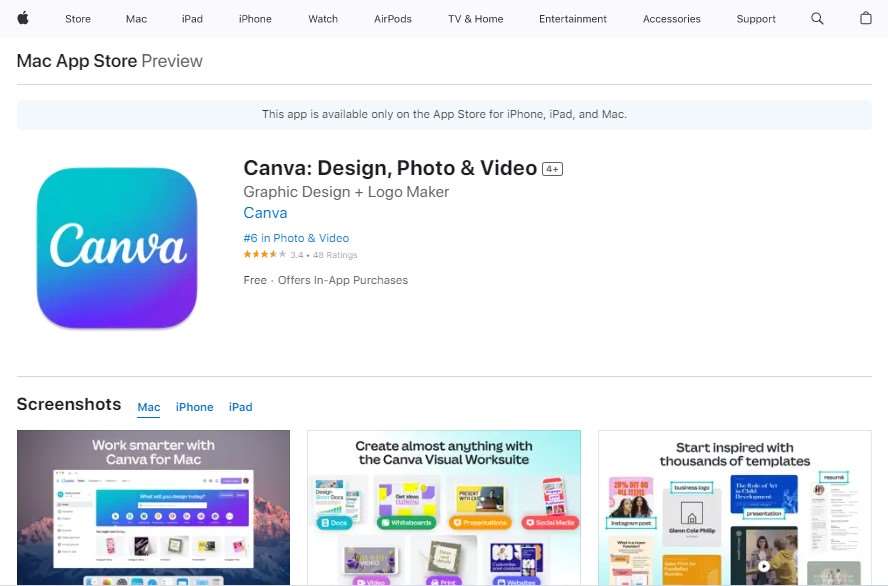 Download Canva Pro Canva iOS