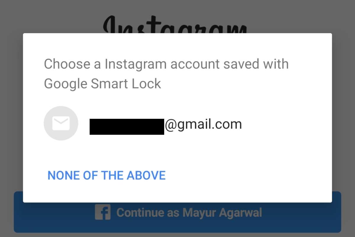 Google Smart Lock IG Hapus Password