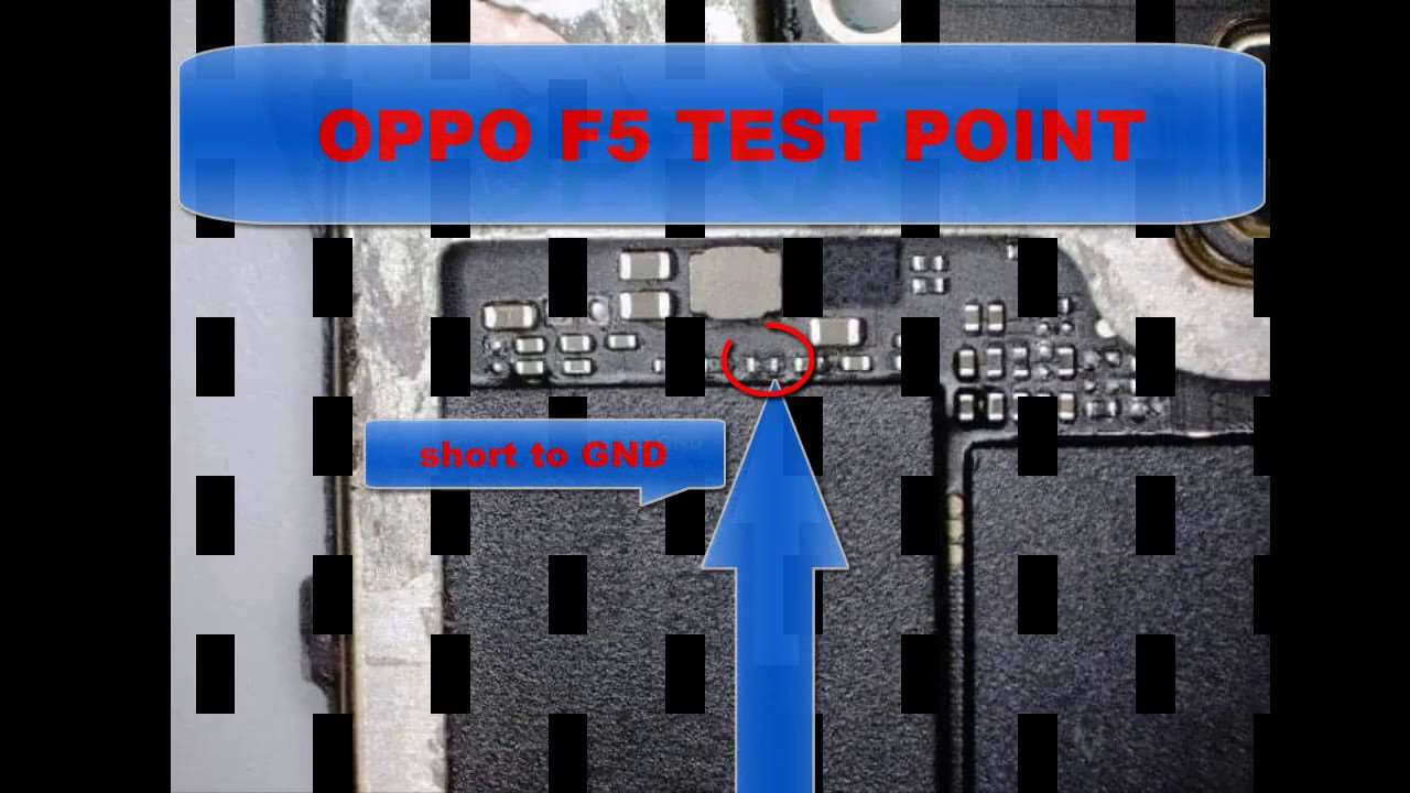 Oppo F5 Test Point