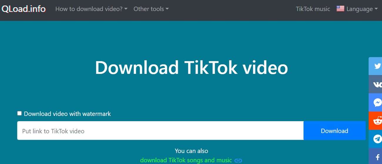 Pengunduh Video TikTok Qload.info