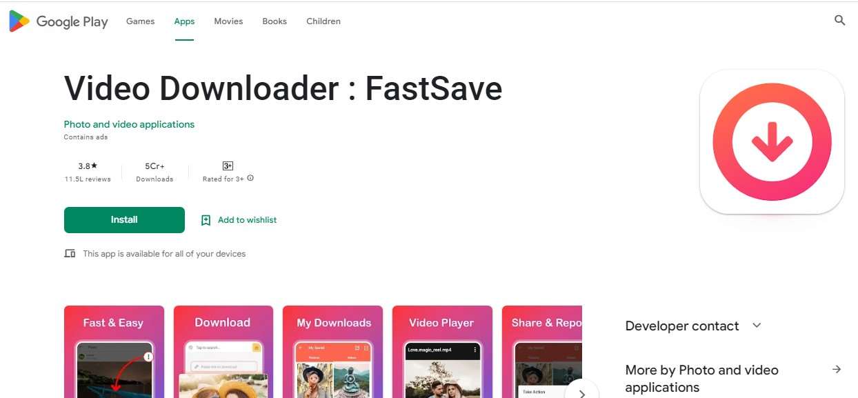 Video Downloader FastSave