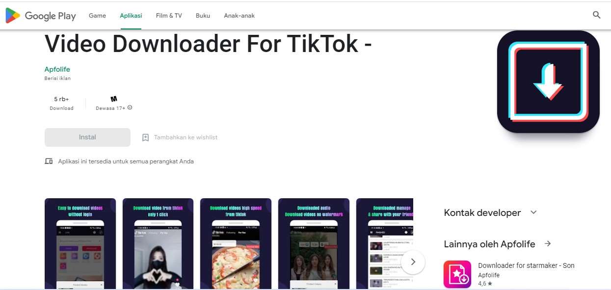 Video Downloader For TikTok