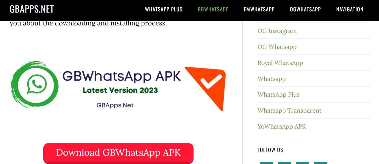 Whatsapp Gb Pro GB WA