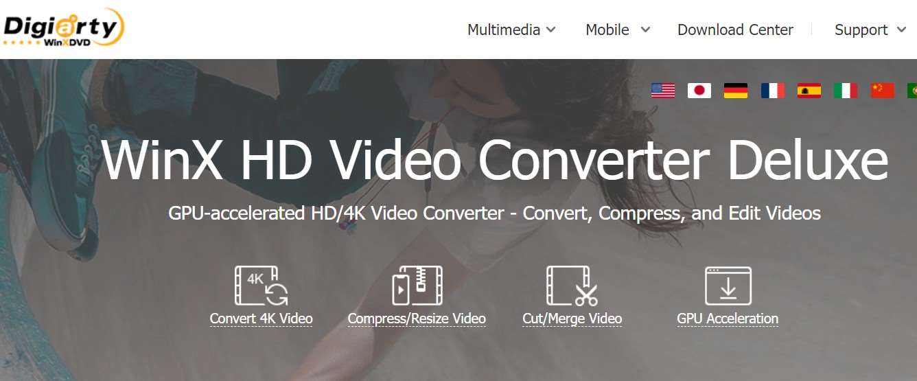 WinX HD Video Converter Deluxe