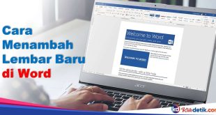 Cara Menambah Lembar Baru di Word