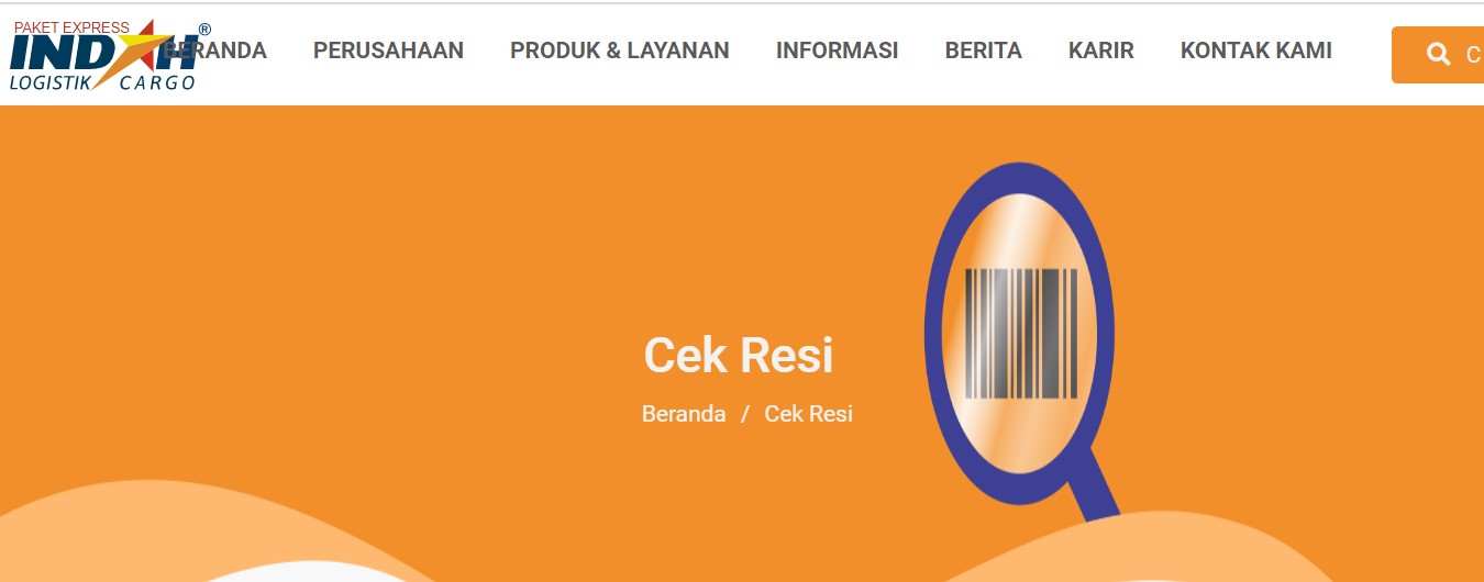 Cek Resi Website