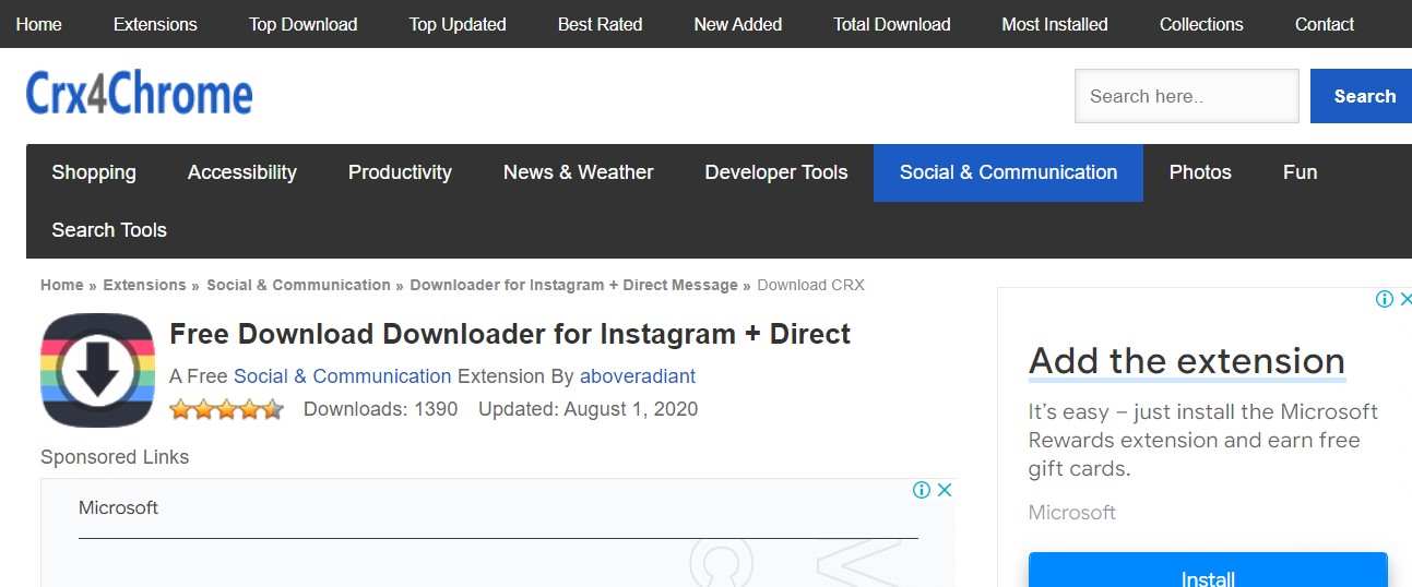 Downloader for Instagram + Direct Message