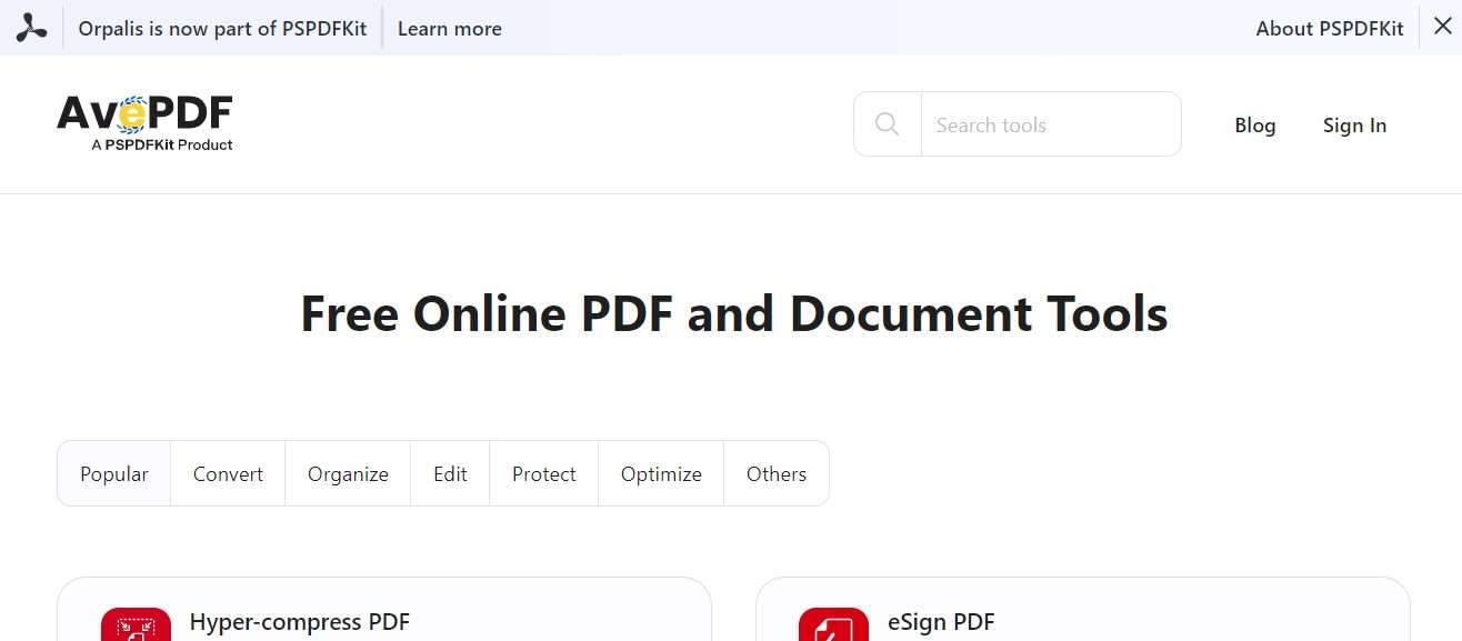 Gabung PDF Online Gratis Ave PDF