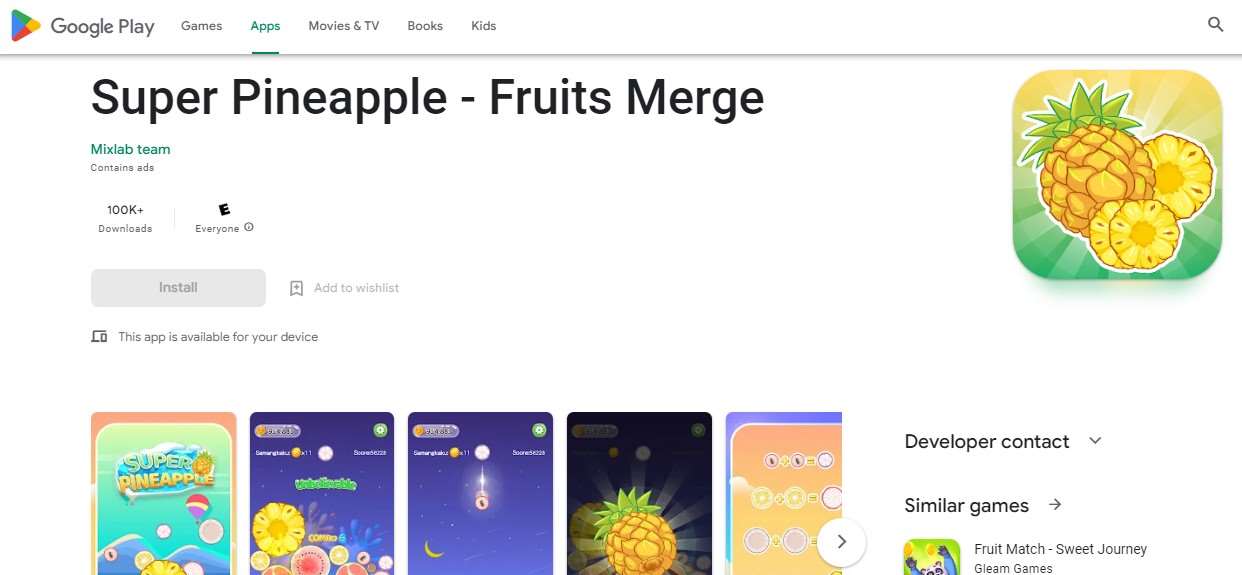Game Penghasil Uang DANA Super Pineapple