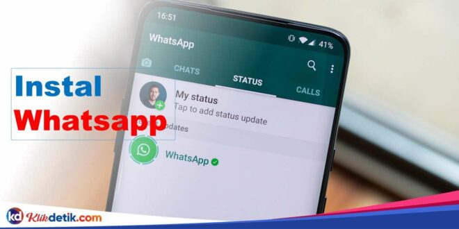 Instal Whatsapp