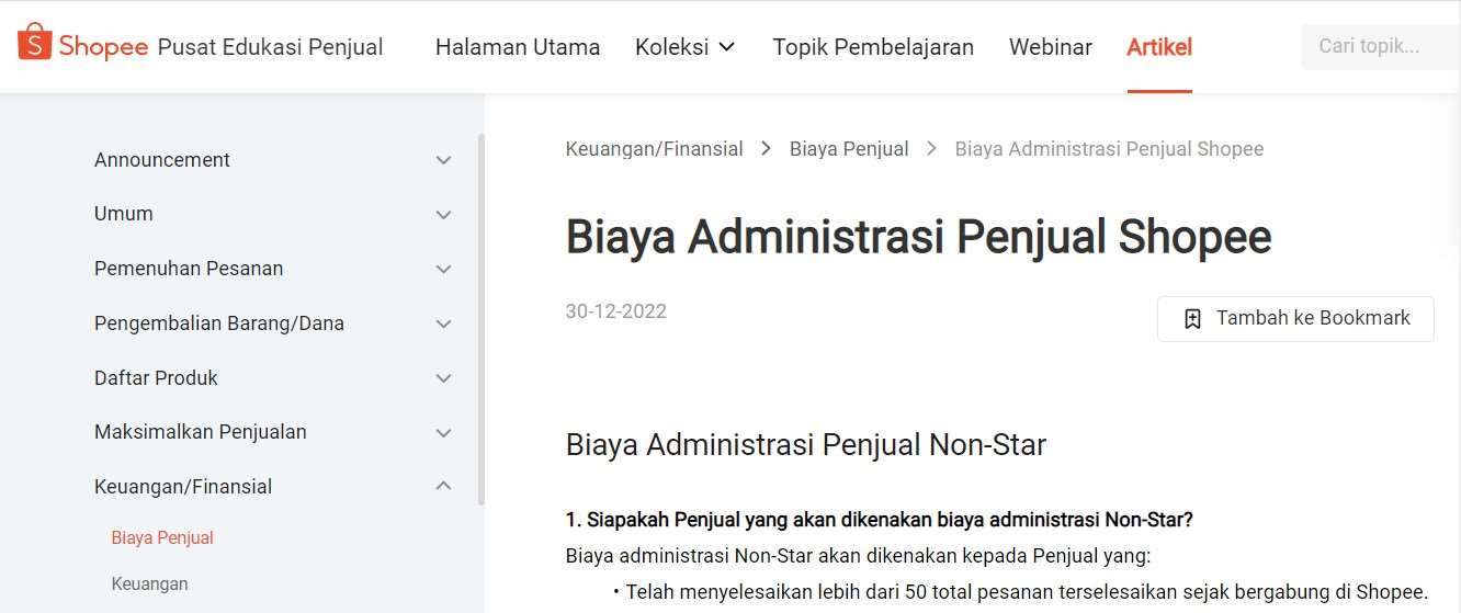 Kesimpulan Biaya Admin Shopee