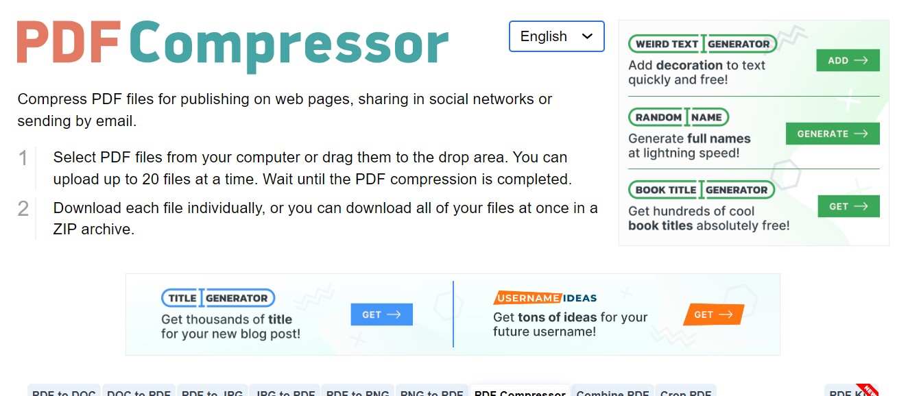 Kompres Online PDF PDFCompressor