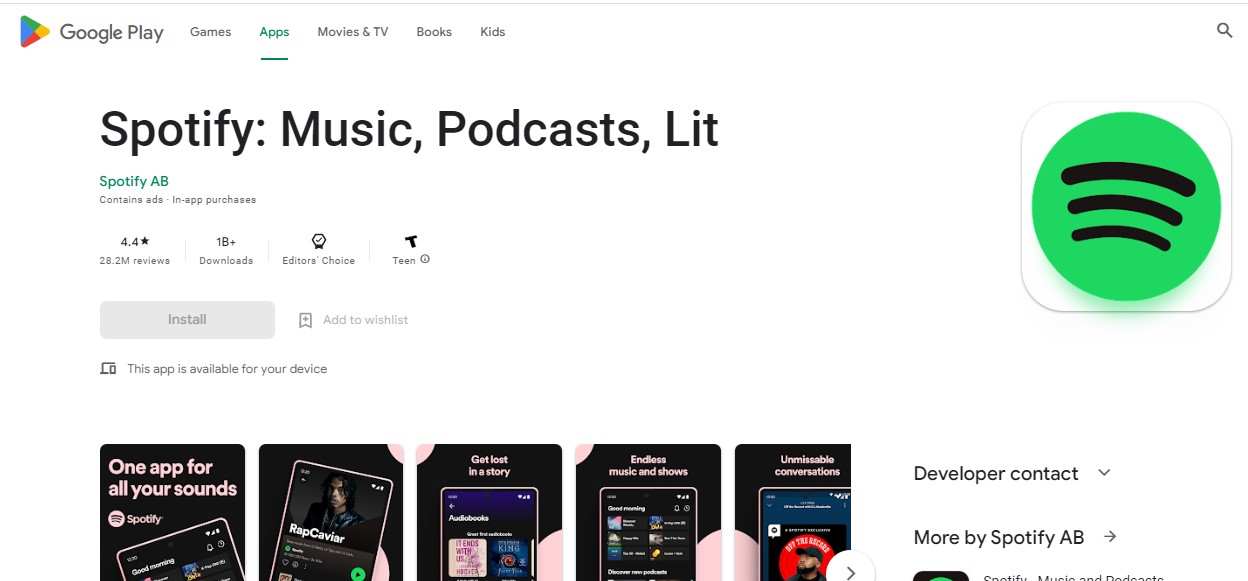 Spotify Mod Premium Fitur Gratis