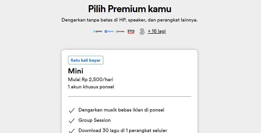 Spotify Mod Premium Harga