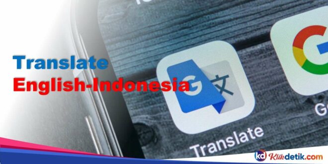 Translate English-Indonesia