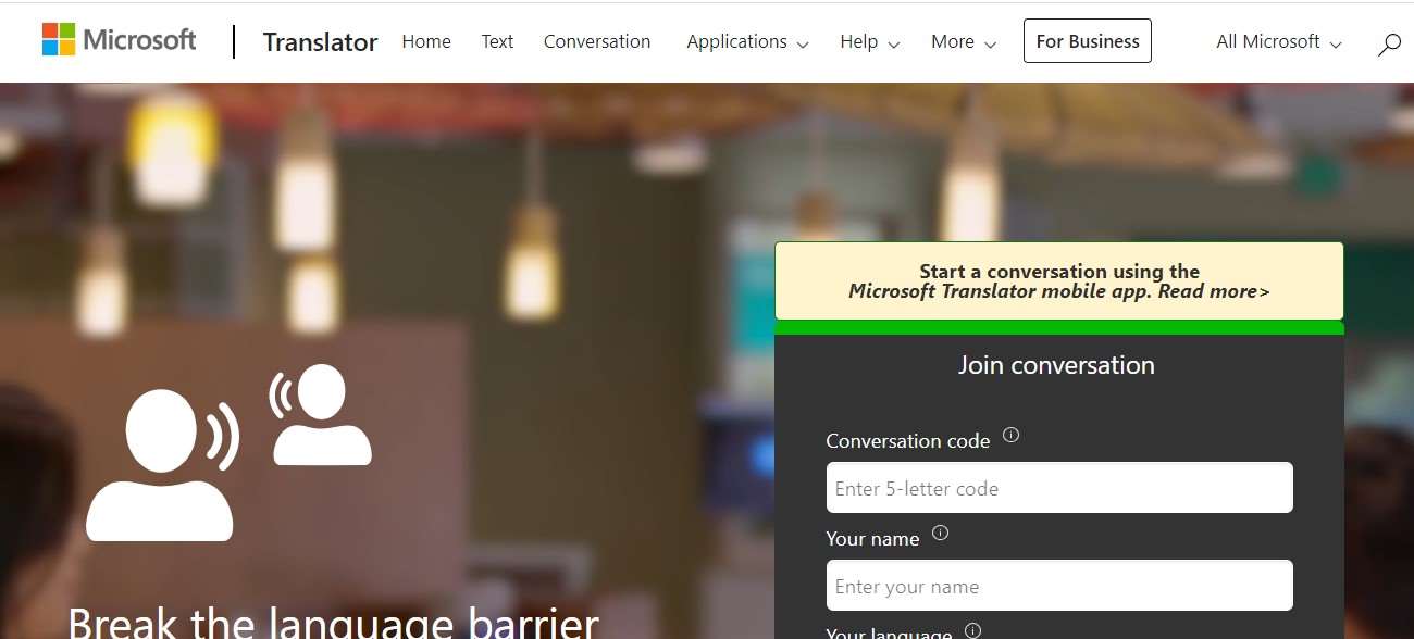 Translate English-Indonesia Microsoft Translator