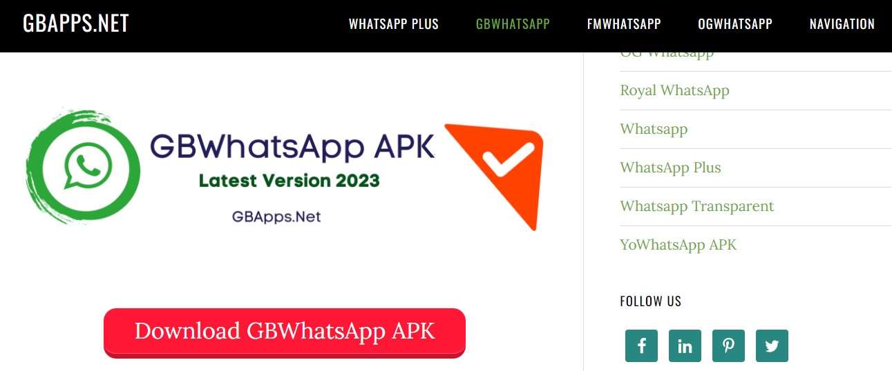 Whatsapp GB 2023 GB WA