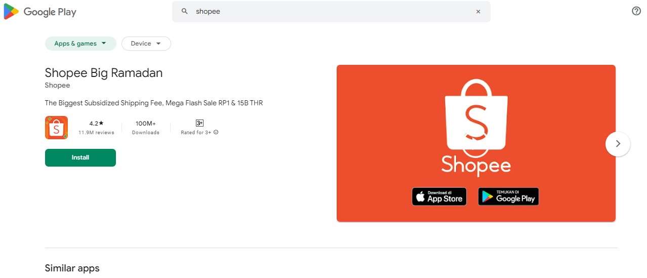 Apk Shopee Android