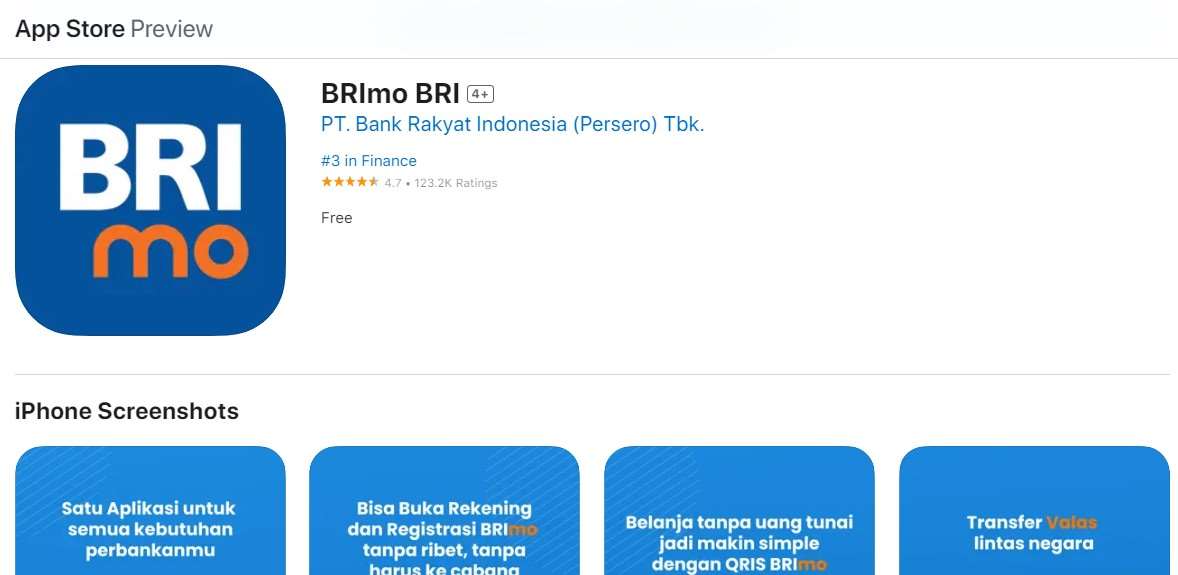BRImo BRI iOS