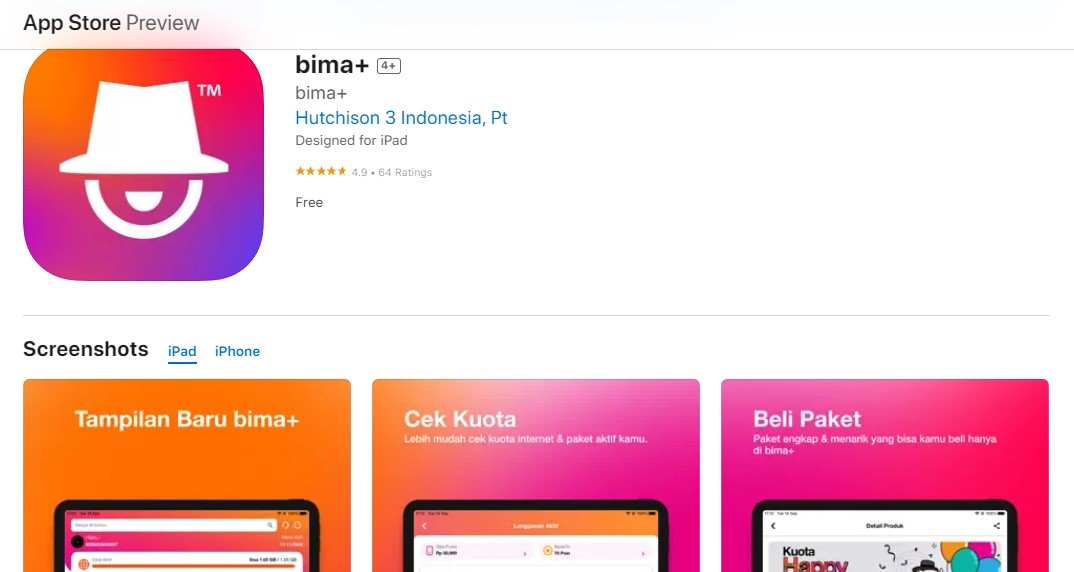 Bima iOS