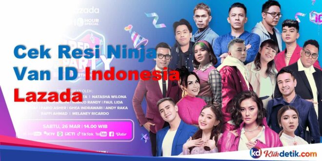 Cek Resi Ninja Van ID Indonesia Lazada