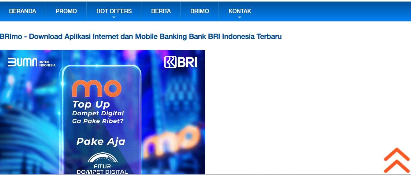 Cek Saldo ATM BRI Internet Banking