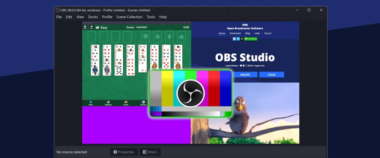 Download Video Reels OBS Studio