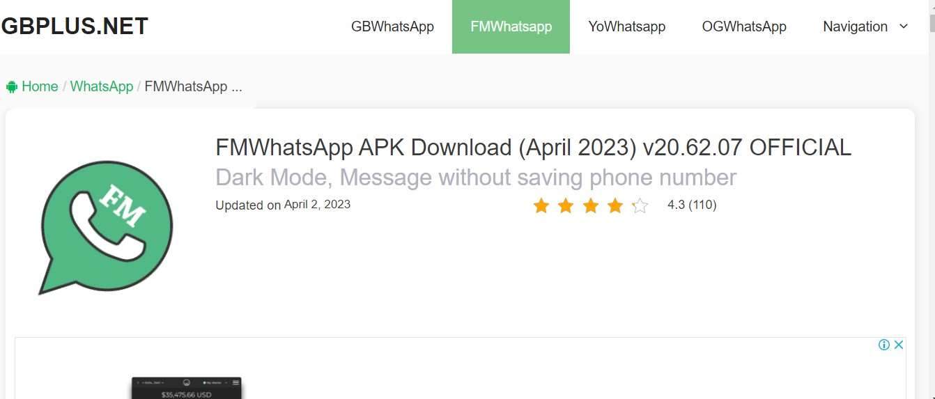 FM Whatsapp Versi Terbaru Link Unduh