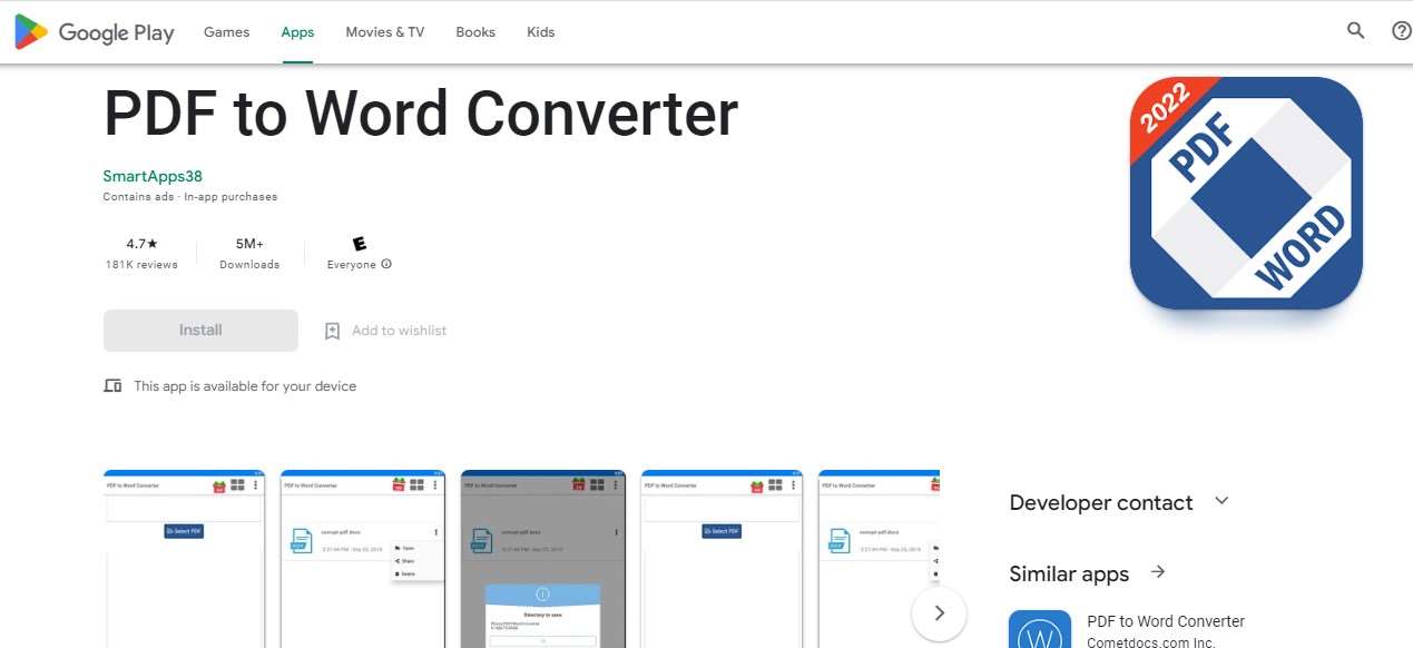 Fdf ke Word PDF to Word Converter
