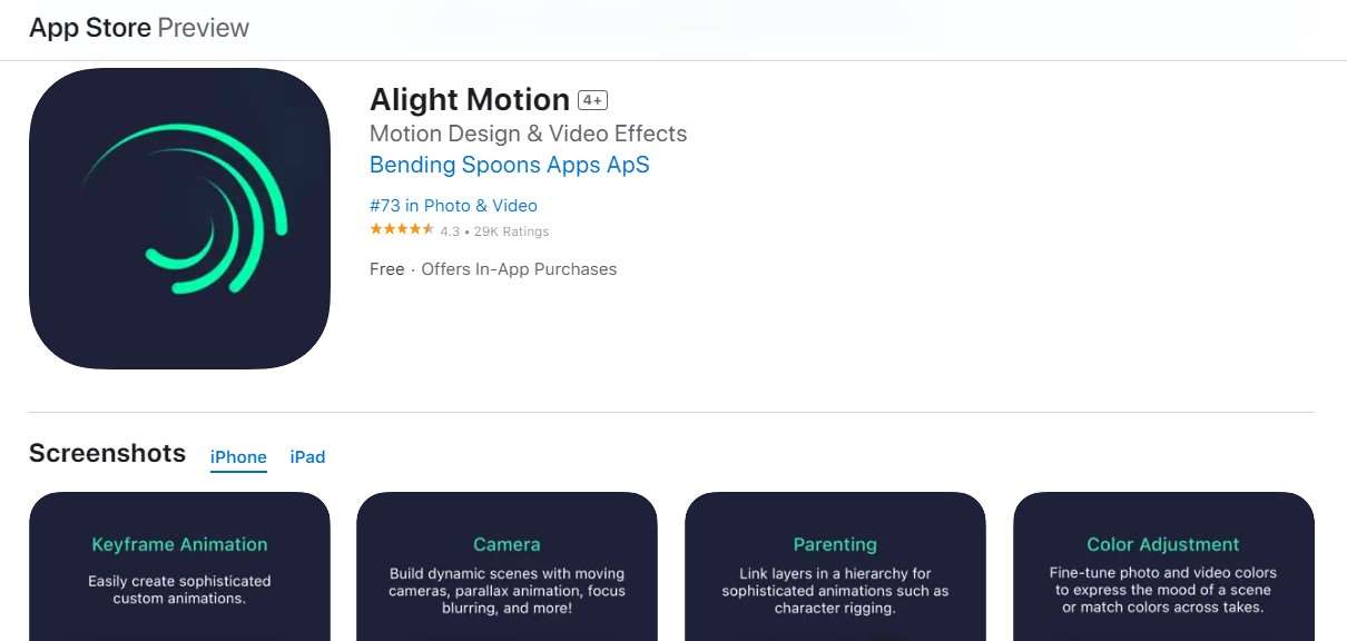 Logo Alight Motion iOS Kesimpulan