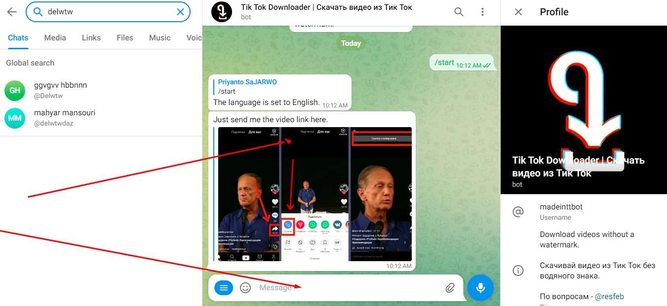 Ngambil Video Tiktok Tanpa Watermark Kirim Link