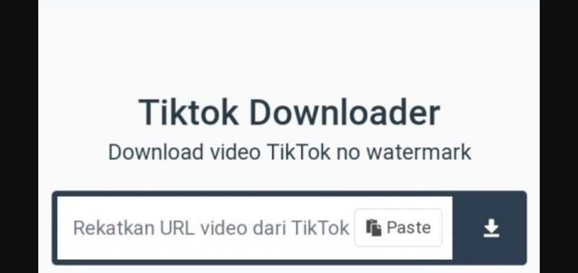 TikTok No Watermak Cara Unduh