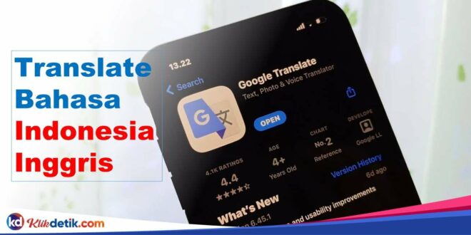 Translate Bahasa Indonesia Inggris