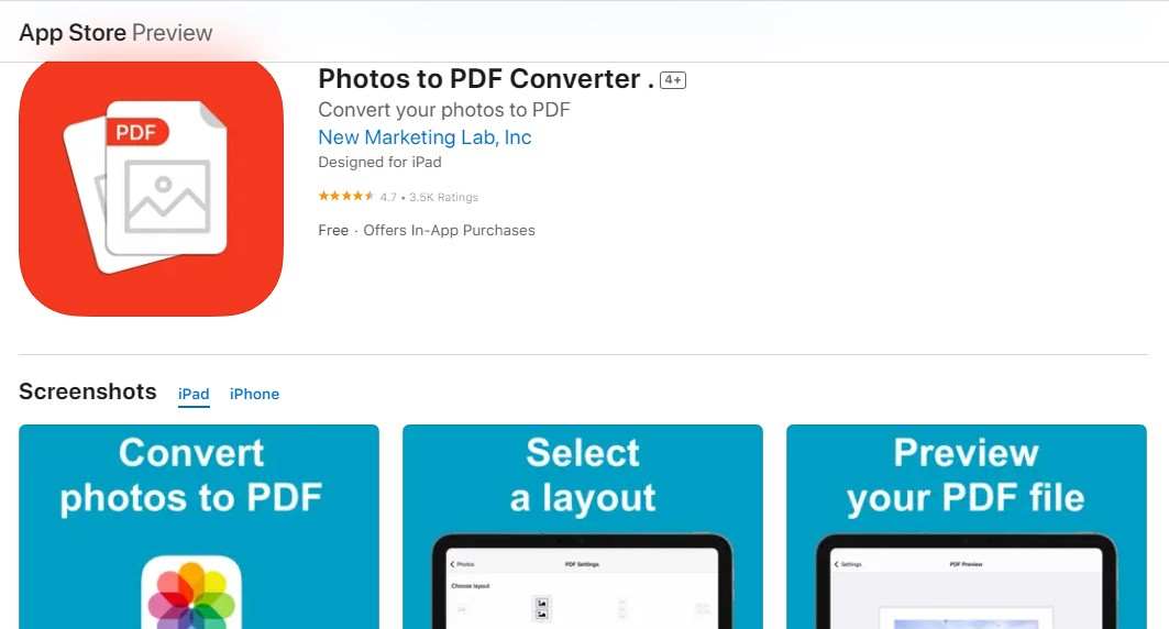 Ubah Foto Jadi PDF Photo PDF Converter