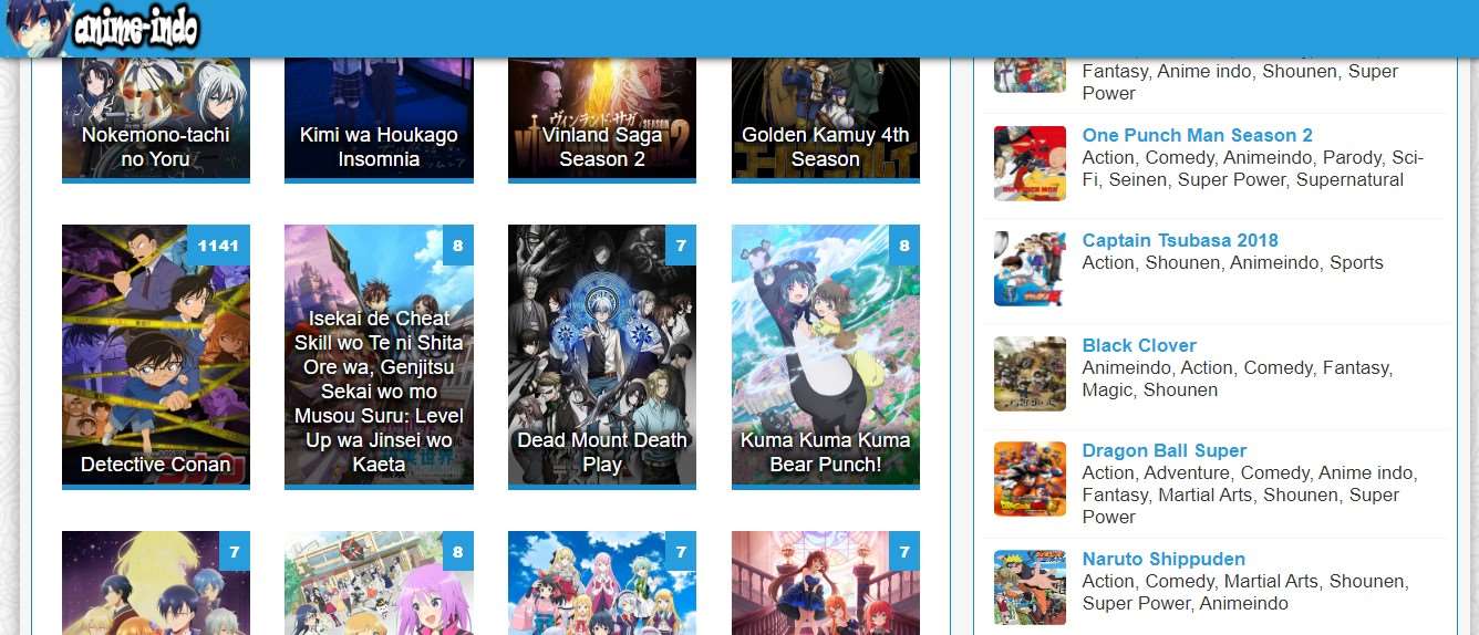 AnimeIndo Apk Banyak Genre dan Judul