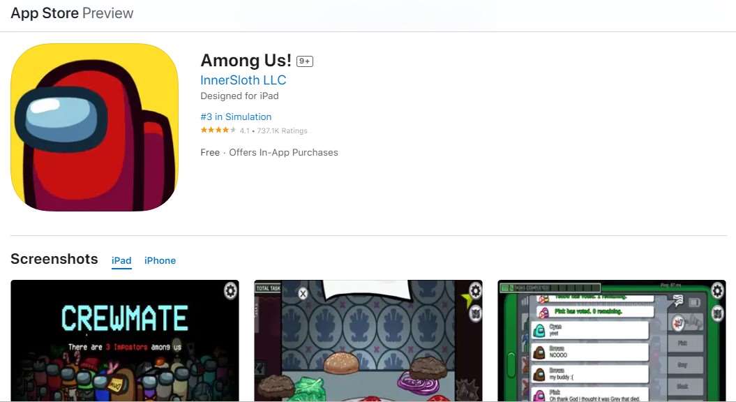 Download Among Us Versi iPhone