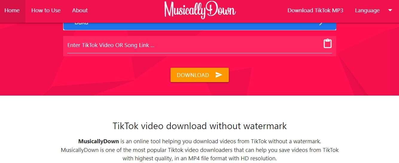 Download Story Tik Tok dengan MusicallyDown