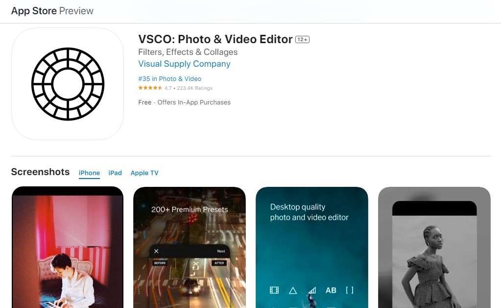 Download VSCO Fullpack Alat Editing