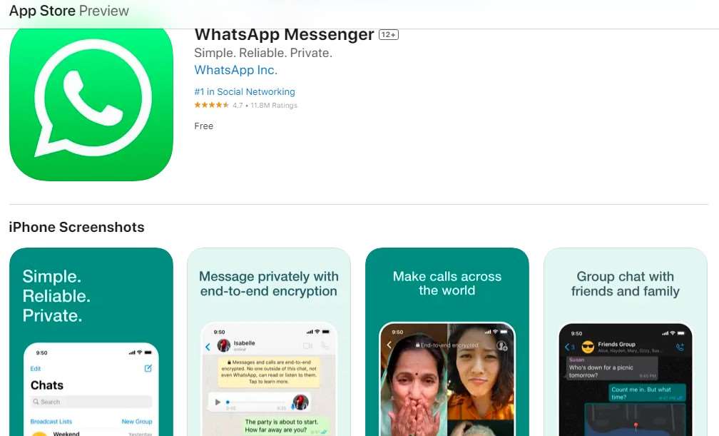 Download Whatsapp iOS WA iPhone