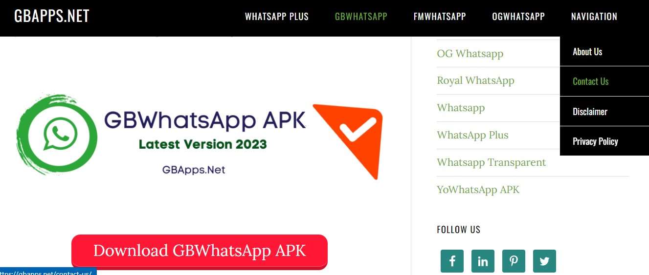 GB Whatsapp 2023 Modifikasi