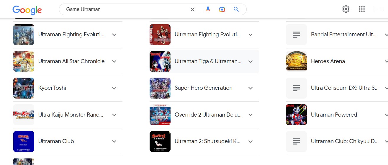 Game Ultraman Kesimpulan