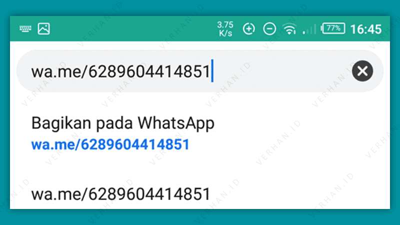 Kesimpulan Chat Whatsapp