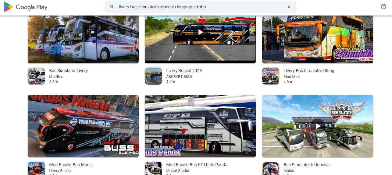 Livery Bus Simulator Indonesia Bus Strobo