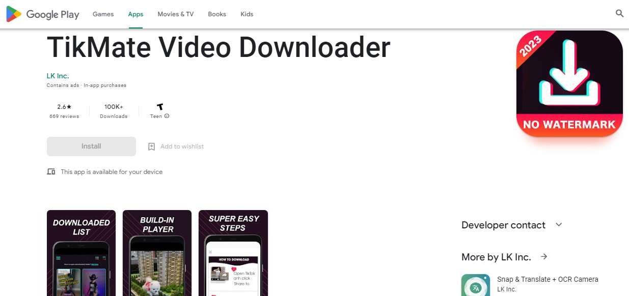 Mp4 TikTok Download TikMate Video Downloader
