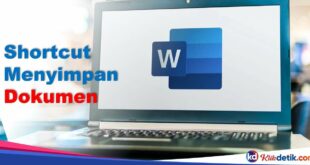 Shortcut Menyimpan Dokumen