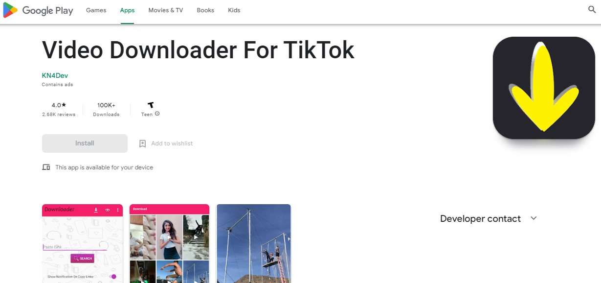 TikTok Donloder Video Downloader for TikTok