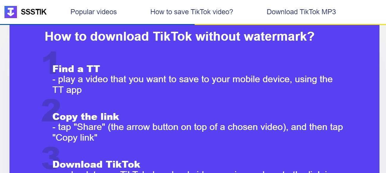 Unduh TikTok Home Website