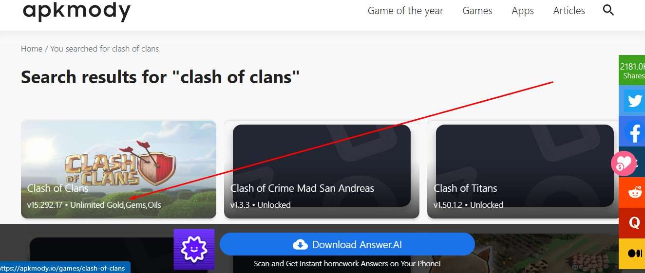 Unlimited Clash of Clans